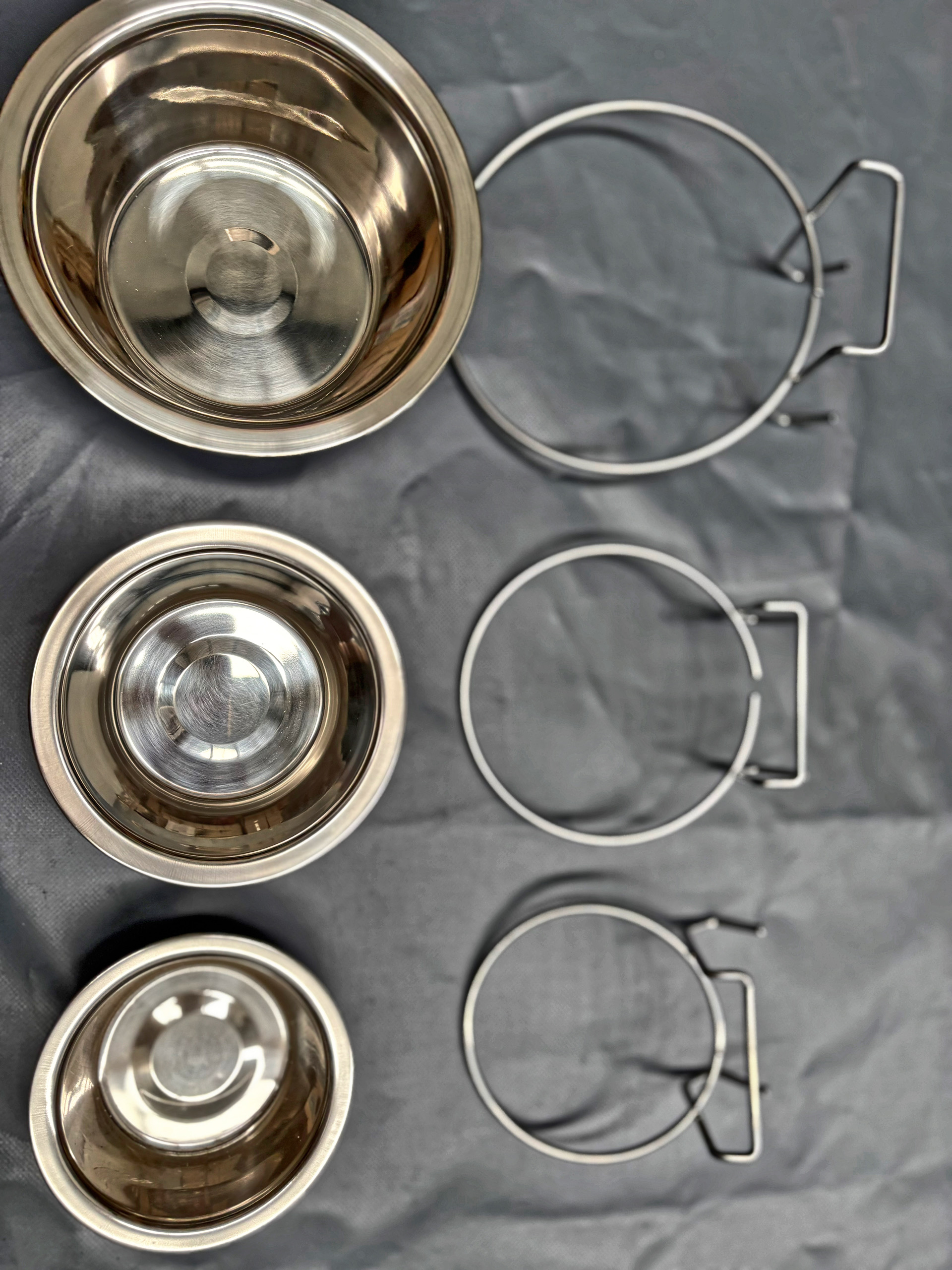 stainless steel hanging bowl - Image 2