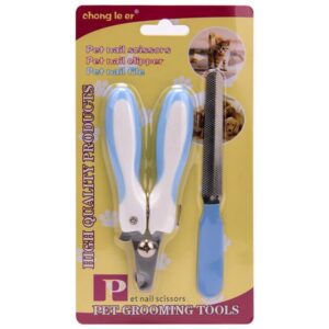 pet nail scissors PP+stainless steel