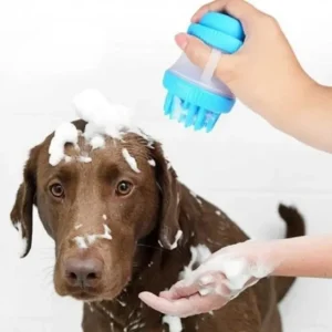 pet shampoo massage brush